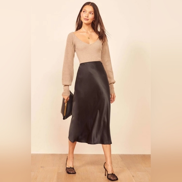 Reformation pratt silk skirt - Picture 1 of 3